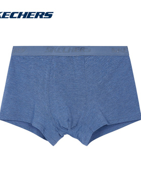 Skechers斯凯奇新款男内裤运动休闲平角裤四角短裤 L324M145/01SR