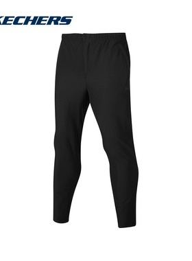 Skechers斯凯奇夏季男子宽松透气运动休闲梭织长裤P224M013/0018