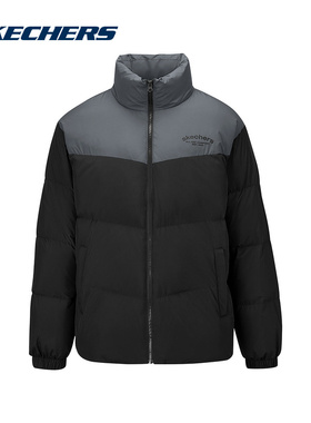 Skechers斯凯奇男女外套立领羽绒服冬防风保暖夹克L425U009/0018