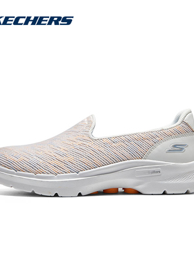 Skechers斯凯奇运动鞋女鞋夏季新款轻便百搭健步鞋124573/WOR