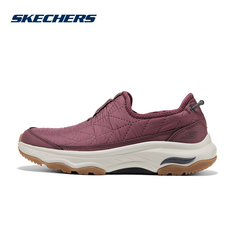 Skechers斯凯奇女子舒适轻便加绒保暖一脚蹬休闲健步鞋124898/RAS,运动鞋new,运动休闲鞋,淘宝优惠券,粉丝福利购,淘宝优惠卷