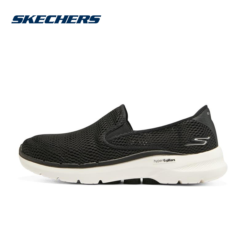 Skechers斯凯奇男鞋春秋新款GO WALK6男士轻便一脚蹬健步鞋894136
