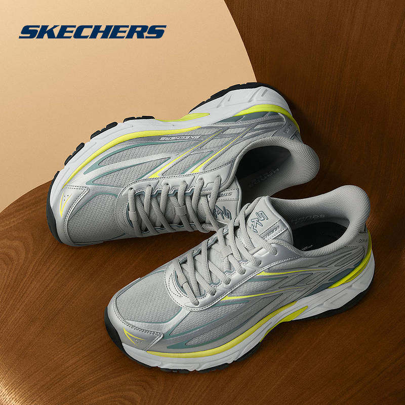 斯凯奇银翼鞋2026年新款男鞋闪穿老爹鞋复古跑鞋休闲运动鞋233158,运动鞋new,运动休闲鞋,淘宝优惠券,粉丝福利购,淘宝优惠卷