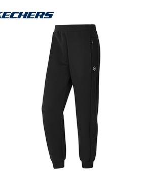 Skechers斯凯奇秋季女针织长裤舒适休闲运动裤 P324W014/0018