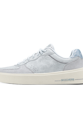 SKECHERS斯凯奇冬女款低帮运动弹性休闲鞋防滑板鞋185171-GRY