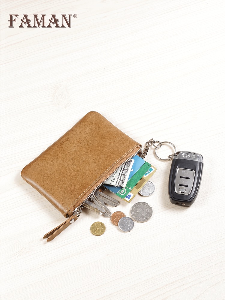 小钱包男士真皮迷你硬币包多功能简约零钱卡包超薄钱袋女手拿男款