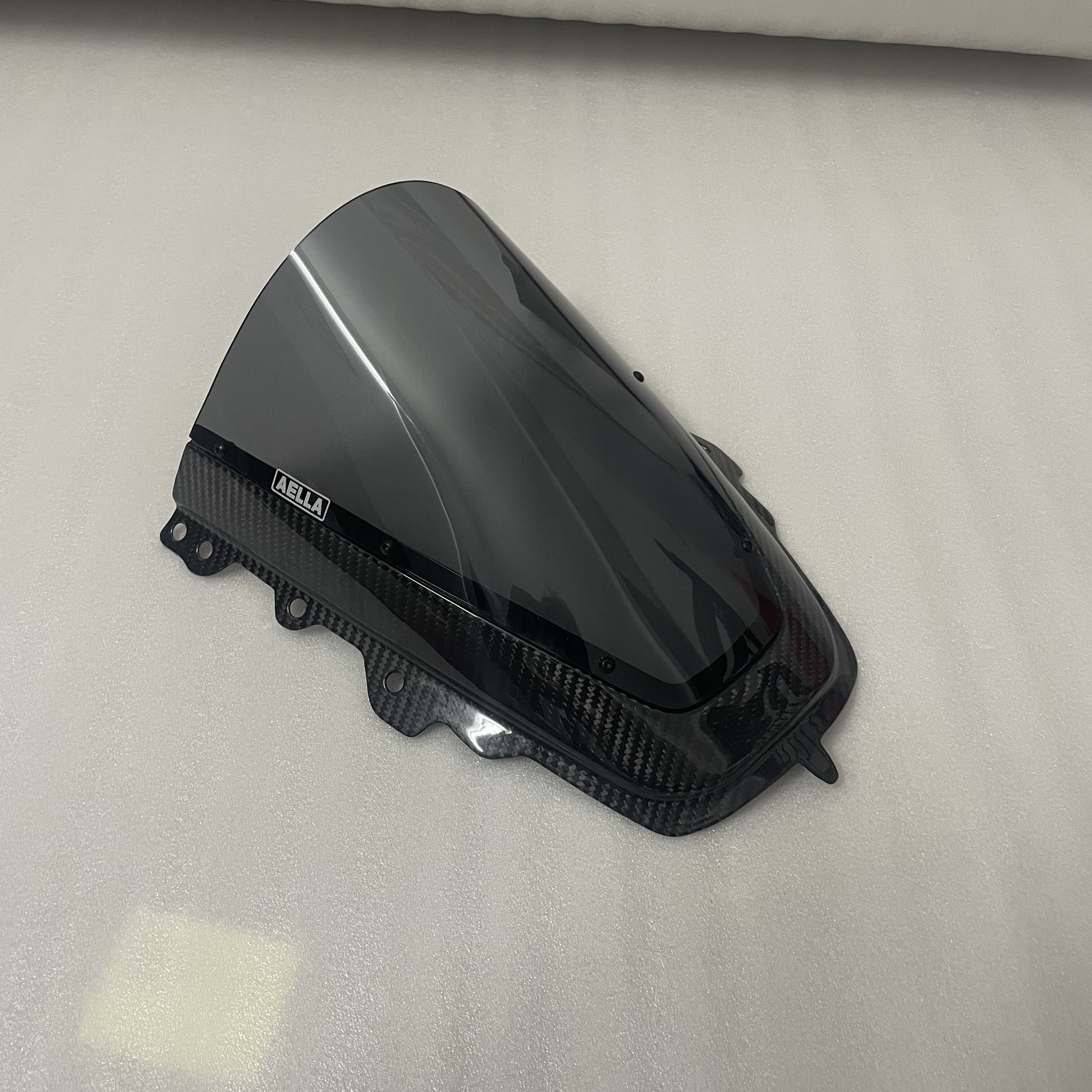 适用雅马哈ZYF-R1/R1M碳纤维竞技风挡20~25年改装加高前风挡玻璃
