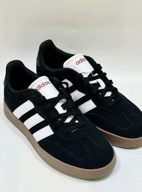 adidas阿迪达斯BARREDA复古时尚冬季板鞋耐磨板鞋男女黑白JQ4235