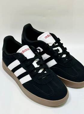 adidas阿迪达斯BARREDA复古时尚冬季板鞋耐磨板鞋男女黑白JQ4235