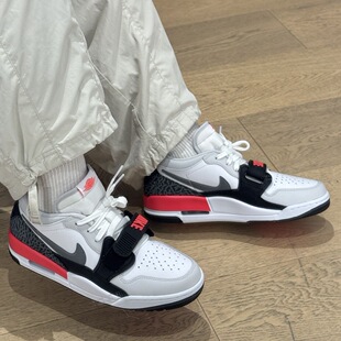 Nike耐克AJ312 GS篮球鞋男女同款百搭炽橘黑羽低帮板鞋CD9054-113