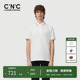 亲肤纯棉 轻奢polo衫 CNC男装 夏季 男 奥莱字母LOGO撞色翻领短袖