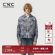 CNC男装 印花外套 翻领潮流数码 奥莱工装 风多口袋夹克男春秋新款