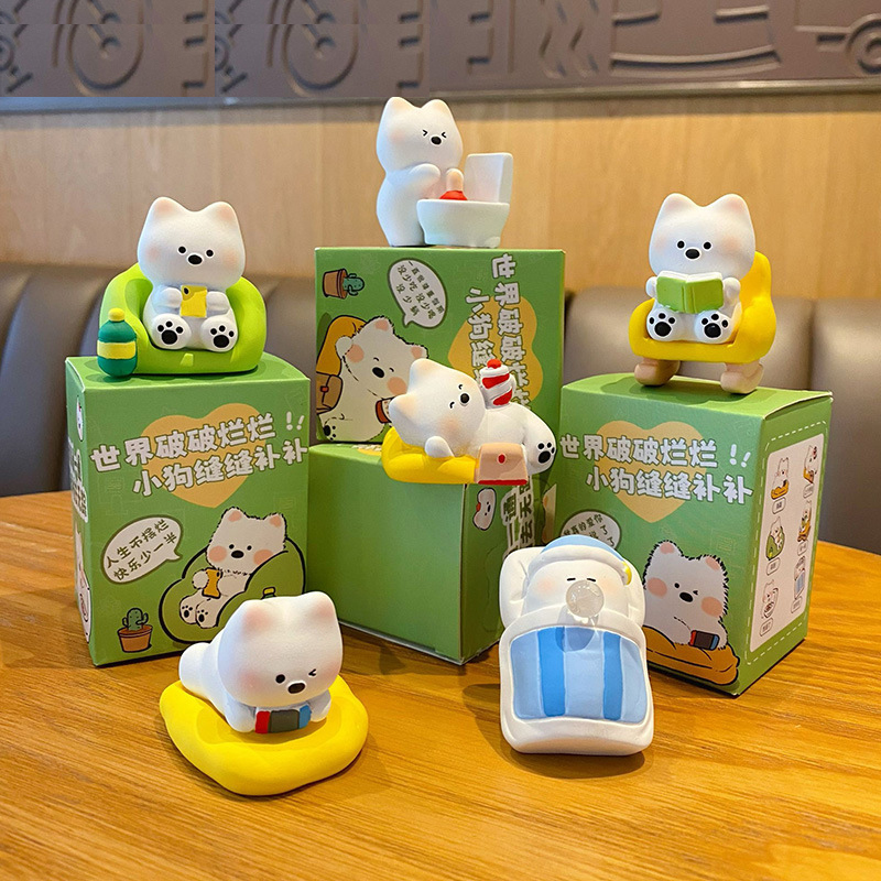 西高地小狗树脂公仔摆件装饰品礼