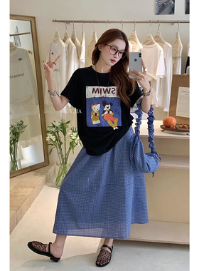 ELOF01426# 官图 21支纯棉210克（100%棉）童趣卡通趣味印花宽松