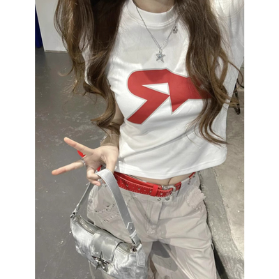 ELOF2216#官图 实价 纯棉40支220克（92%棉8%氨纶）正肩短袖T恤女