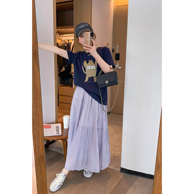 ELOF01415# 官图 21支纯棉210克（100%棉）夏季新款短袖印花T恤卡