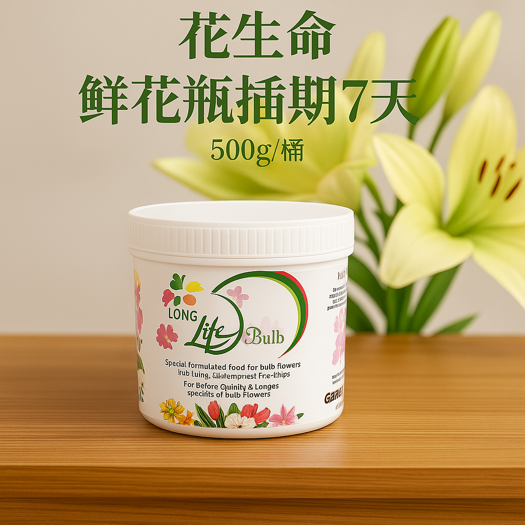 以色列花生命百合专用球茎类保鲜剂营养液鲜切花延长花期促开醒花