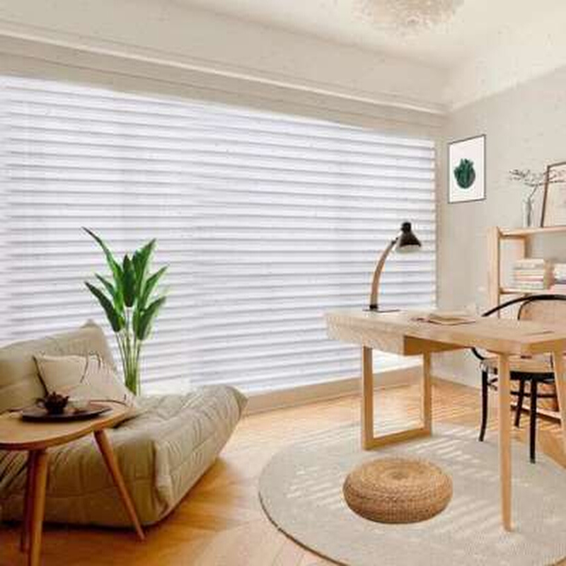 极速电动香格g里拉窗帘厨房卧室遮阳办公室遮光免打孔安装拉式百