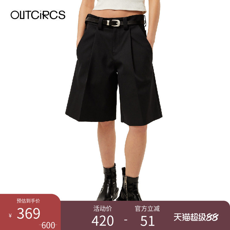 OUTCiRCS短裤男夏季挺括立体口袋图片