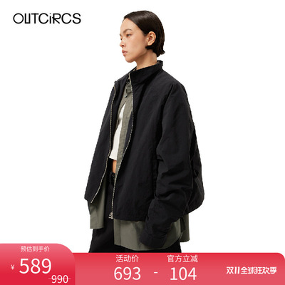 OUTCiRCS挺括感运动夹克外套
