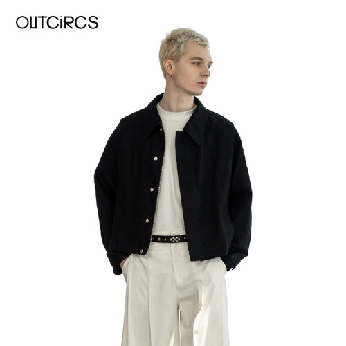OUTCiRCS干净利落折叠短款夹克