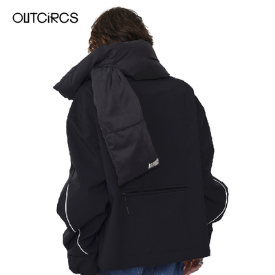 OUTCiRCS冬季中性围巾口袋围巾