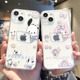 情侣帕恰狗美乐蒂适用iPhone15手机壳14promax苹果13可爱12mini卡通11女款 17全包16防摔8plus透明7软壳6p创意