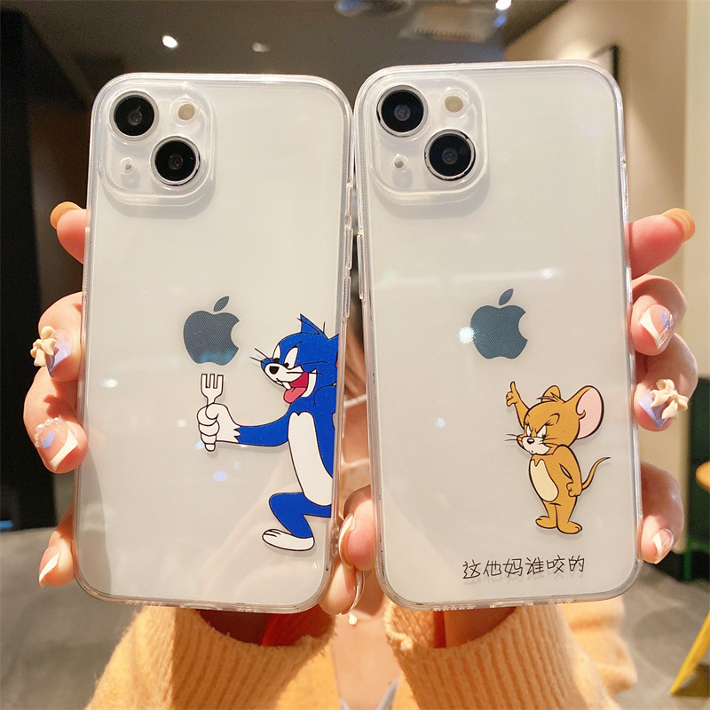猫和老鼠硅胶苹果手机壳搞怪