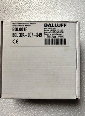 巴鲁夫光电传感器 BGL001F BGL 30A-007-S 议价