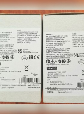 3LD2530-0TK11开关 议价