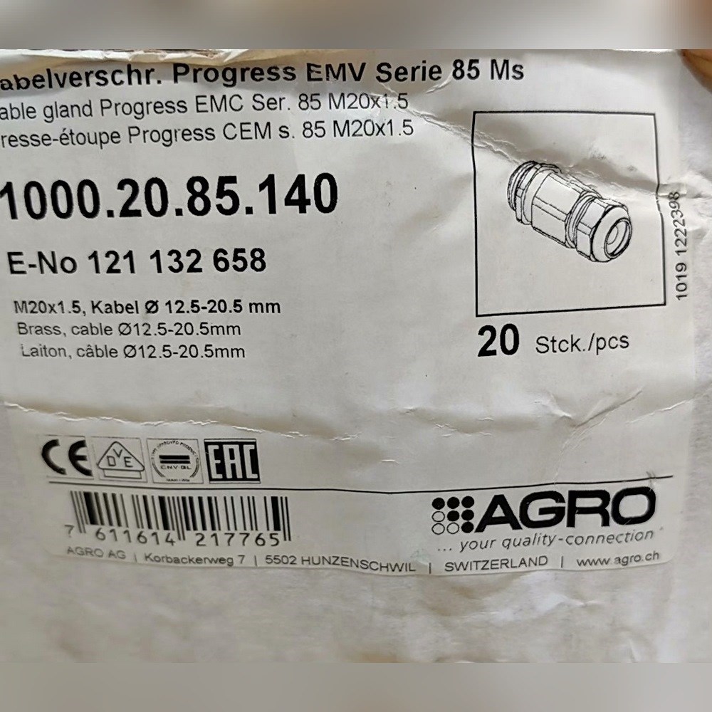 AGRO不锈钢防爆铠装格兰头电缆密封接头BDM防水紧固M型穿 议价