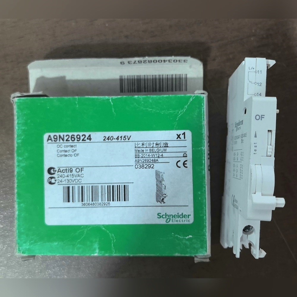 施耐德A9N26924断路器辅助触点240-415V比利 议价