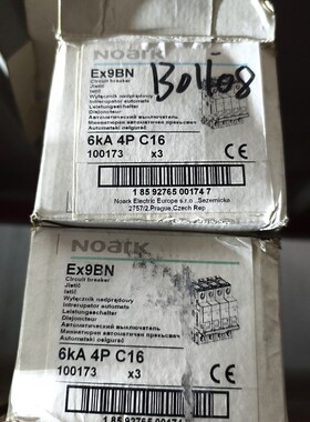 出NOARK诺雅克Ex9BN断路器6kA 4P C16全 议价