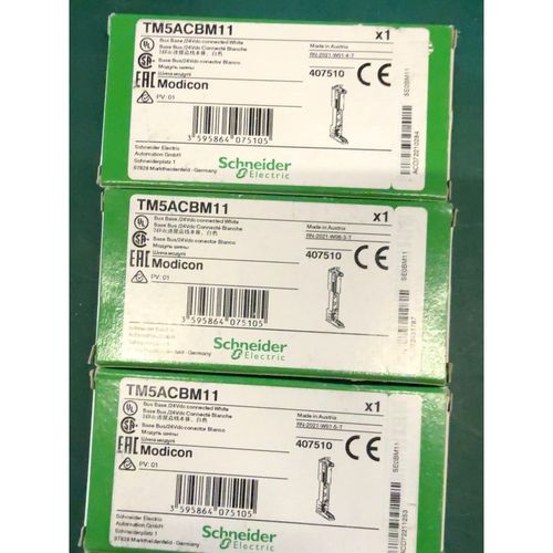 出施耐德TM5ACBM11未拆封24Vdc白色接线基 议价