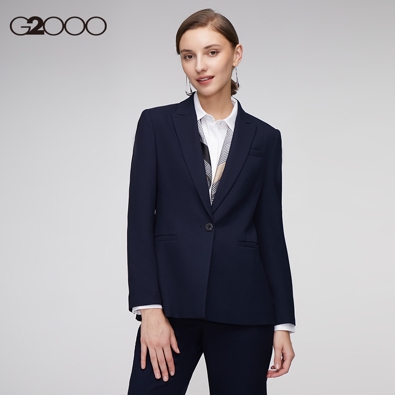 g2000女装2024春夏季新款一粒扣西装外套简约通勤商务西服