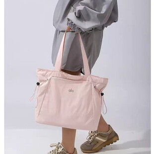 alo跨境新款轻便速干防水托特包户外休闲手提包瑜伽大容量单肩包