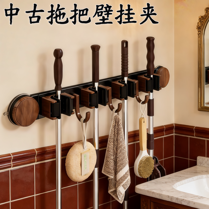 吸盘免打孔安装不伤墙