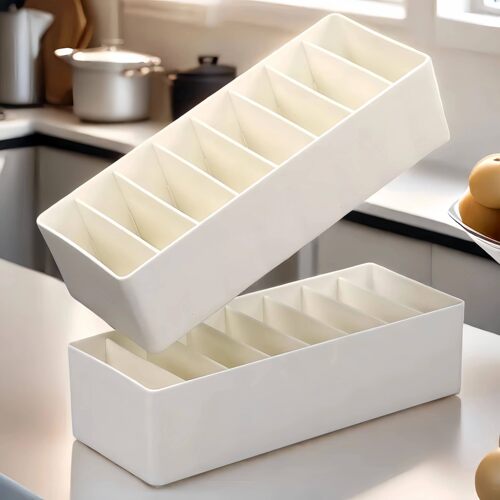 长方形桌面分格收纳盒抽屉分隔盒台面药品收纳筐医院6s管理收纳盒