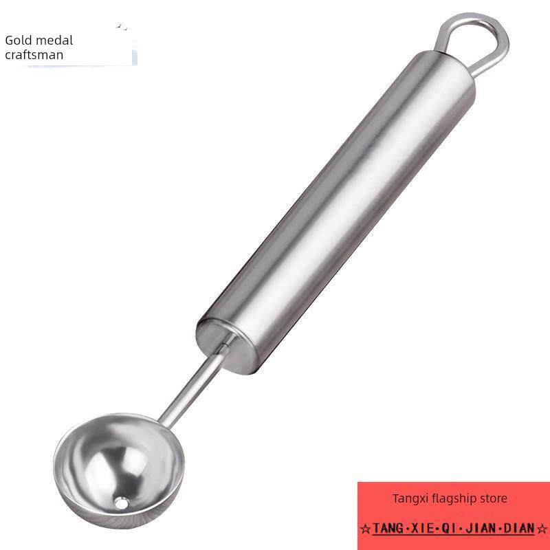 挖土小土豆勺不锈钢水果球挖土机西瓜球挖土勺人工分割器雕刻刀拼