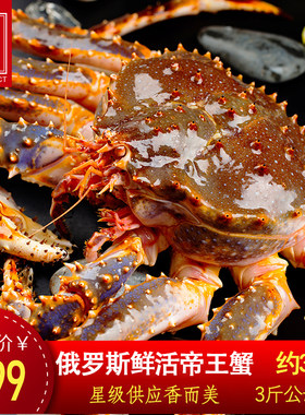 特大帝王蟹鲜活海鲜活大龙虾新鲜