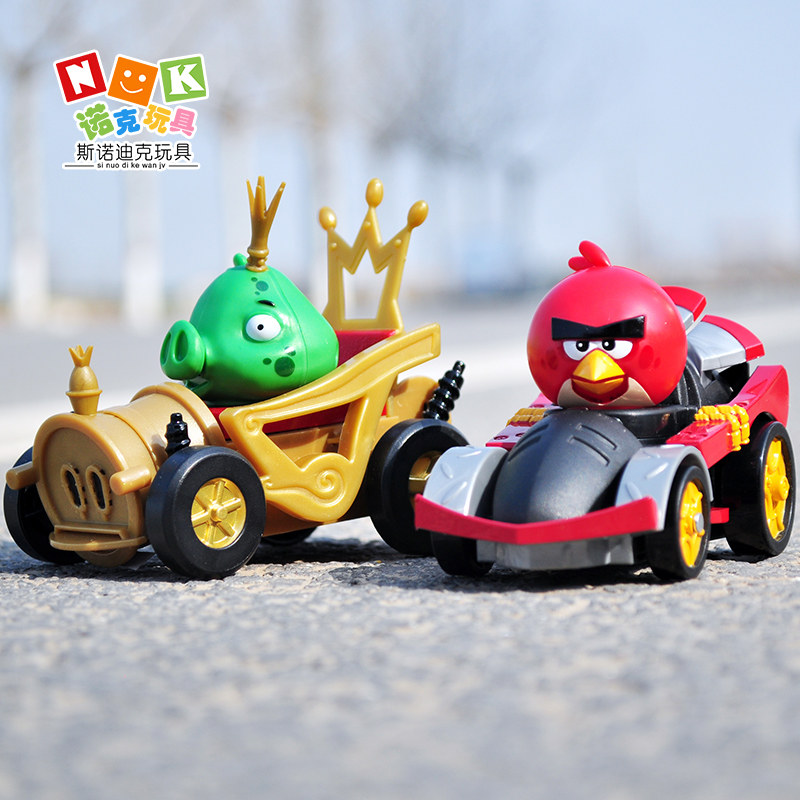 正品Maisto美驰图愤怒的小鸟感应小车玩具男孩桌面玩具车狂暴赛车