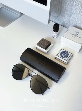 PEACHES ALL DAY BLACKSERIES纯钛UV开模超轻百搭显脸小眼镜墨镜