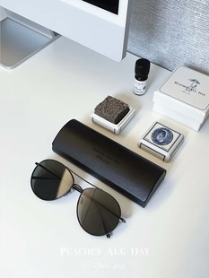 PEACHES ALL DAY BLACKSERIES纯钛UV开模超轻百搭显脸小眼镜墨镜