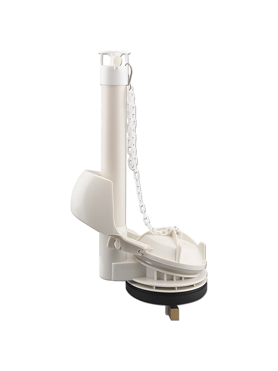 抽水马桶水箱配件排水阀2.5寸连体坐便器上水阀部件单排冲水阀门