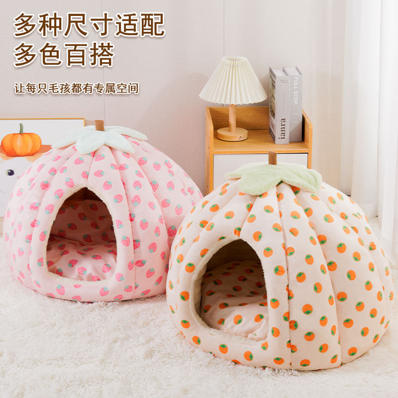 猫窝冬季保暖加厚半封闭