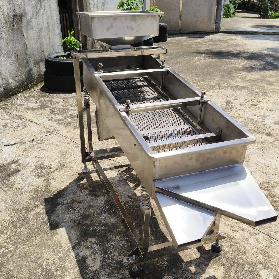 厂家直销咖啡豆分级机颗粒分选机整机不锈钢颗粒大小选别机