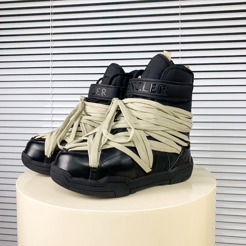 thumbnail for KUNG RO Crazy Lace-up Shoes Dark Magic Buckle Fashion Shoes Men's and Women's High-Top Platform Shoes