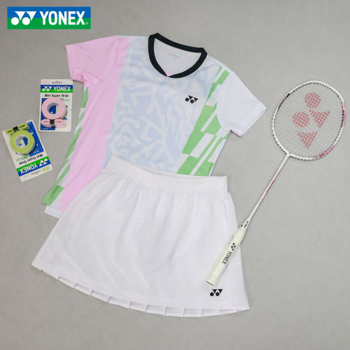 尤尼克斯YONEX羽毛球服女款速干运动套装短袖210194短裙220075