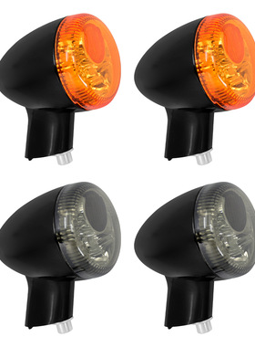 摩托车配件哈雷Sportster XL1200883短柄黑色转向灯4线转向灯