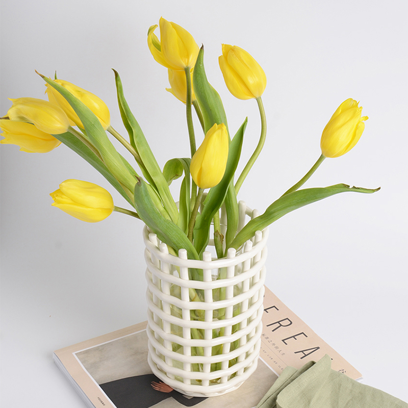 oakliving北欧风陶瓷客厅花瓶